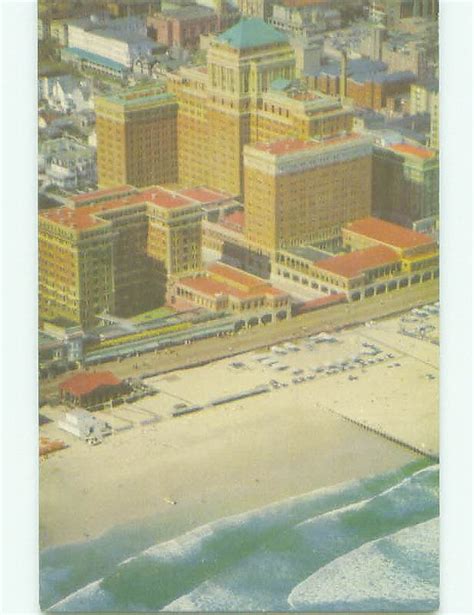 Linen Beach Scene That Chalfonte Hotel Atlantic City New Jersey Nj