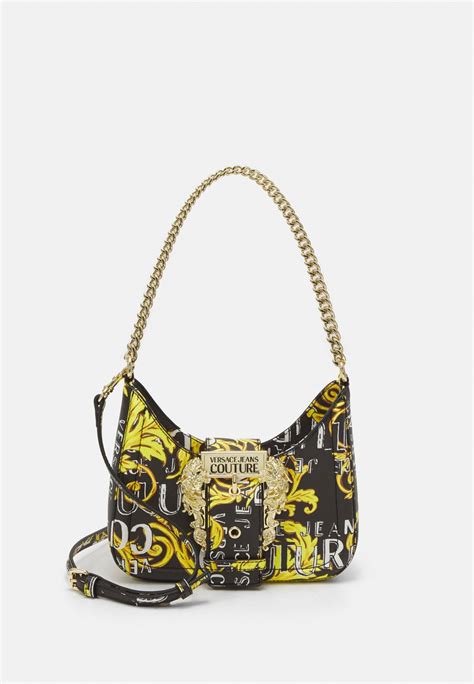 versace jeans couture couture sketch bags handtasche black gold schwarz zalando at