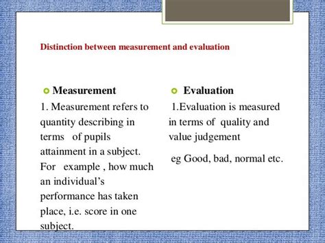 Evaluation And Measurement Nursing Education