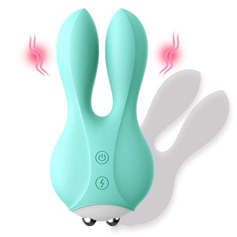 silicone rabbit vibrator double vibrating stick waterproof adult toys current pulse clitoris