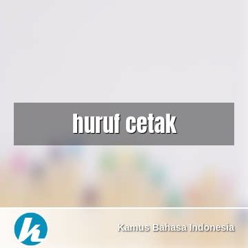 Detail Contoh Huruf Cetak Koleksi Nomer