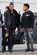 CHANEL IMAN and Sterling Shepard Out in New York 01/12/2017 – HawtCelebs