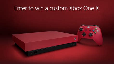 Celebrate All Things Red With This Custom Red Xbox One X Xbox Wire