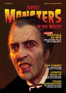 Classic Monsters Magazine Issue Horror Film And Horror Movie