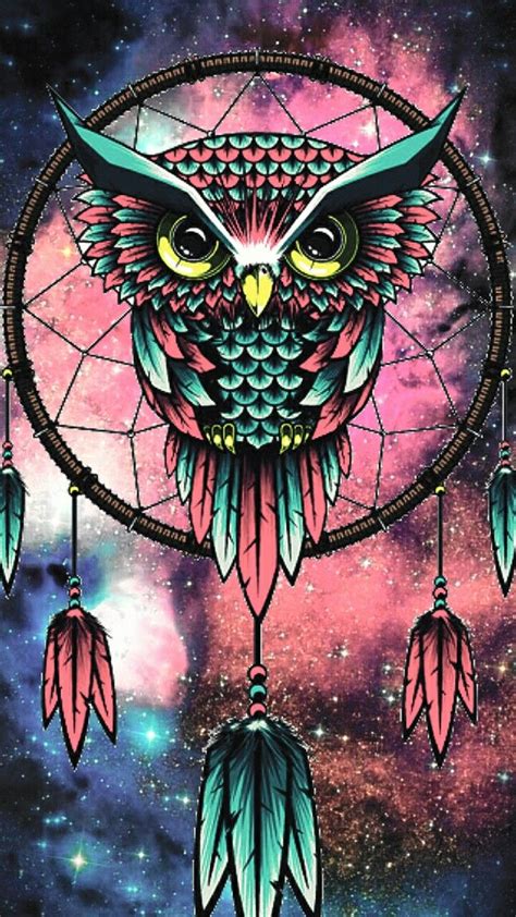 Wallpapers 》 Image By Allwehaveislove Owl Wallpaper Dreamcatcher