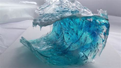 Ocean Inspired Resin Wave Sculpture You Can Make One Too Youtube