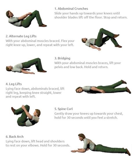 24 Best Physical Therapy Exercises For Lower Back Images On Pinterest