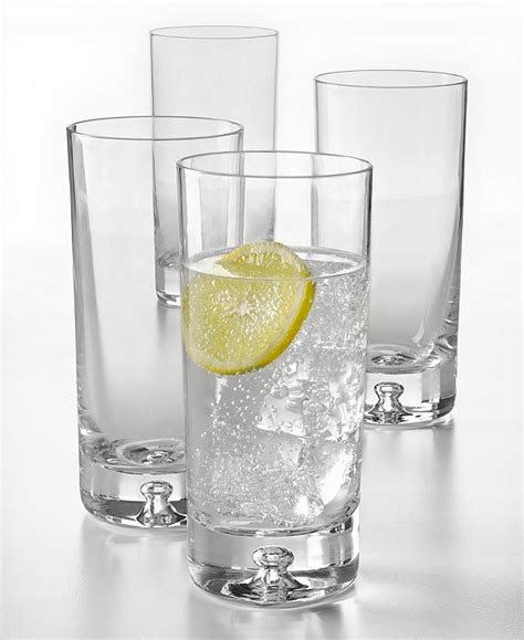Hotel Collection Bubble Highball Glasses Set Of 4 Created For Macy S And Reviews Glassware