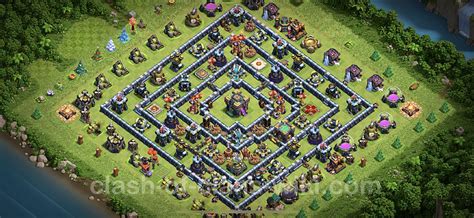 Die Anti 3 Sterne Base Rathaus Level 14 Link Legend League Coc