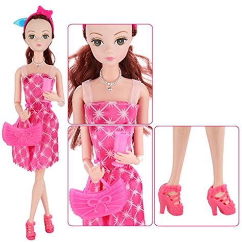 Sotogo 85 Pcs Doll Clothes Set For Barbie Dolls Include 10 Pack Clothes Party Grown Outfits