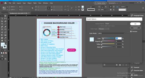 Indesign Background Color How To Create And Use Background Color