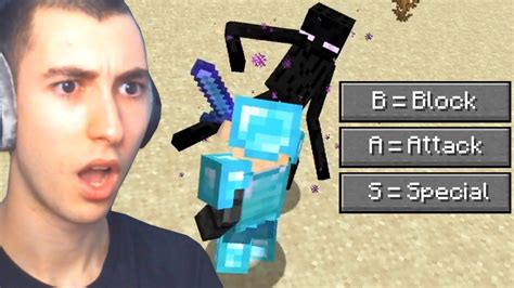 I Beat Minecraft With Realistic Combat Youtube