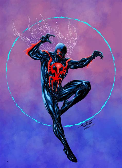 Spider Man 2099 Crisstiano Cruz Colors By Spiderguile On Deviantart