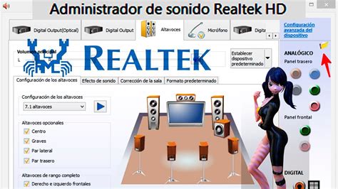 Administrador De Sonido Realtek Driver W788110 X32 X64 Bits Youtube