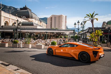 2009 Zenvo St1 Tours Monaco Supercar Car Sports Orange City