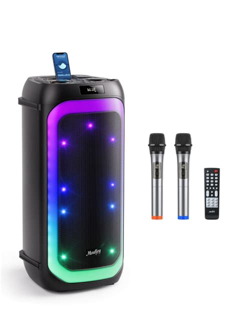 Moukey Adults Karaoke Machine For Party Singing Pa System Dual 65