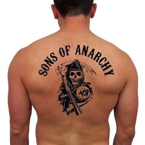 Sons Of Anarchy Temporary Reaper Tattoo Set Of 2 Sons Of Anarchy