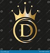 Letter D Crown Logo. Royal Crown Logo for Spa, Yoga, Beauty, Fashion ...