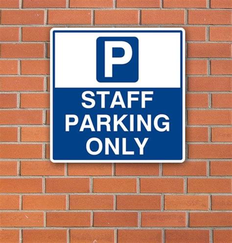Staff Car Parking Sign Signs2schools