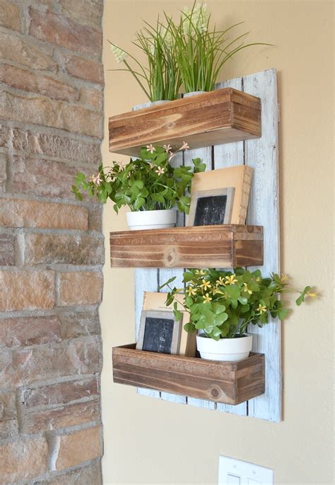 Check out our wood wall planter selection for the very best in unique or custom, handmade pieces from our planters & pots shops. 23 Cool DIY Wall Planter Ideas For Vertical Gardens - The ...