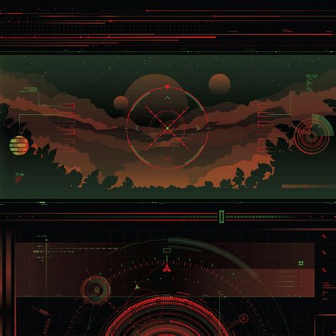 Retro Futuristic Ui Design On Behance