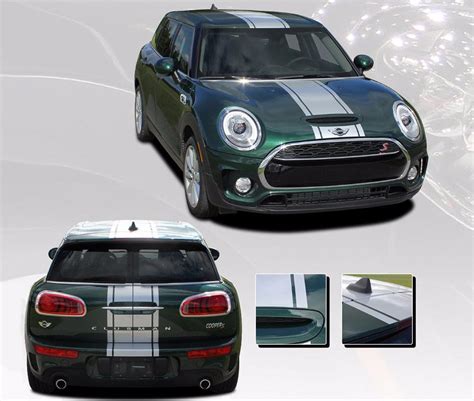 2016 2019 Mini Cooper Clubman S Type Rally Hood Stripes Graphic Decal