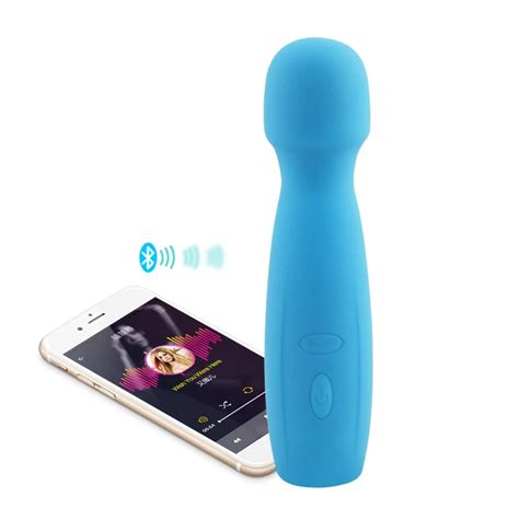 Usb Recharge Wand Massage Vibrators Silicone Vibrators For Women Andriodios Bluetooth Wireless