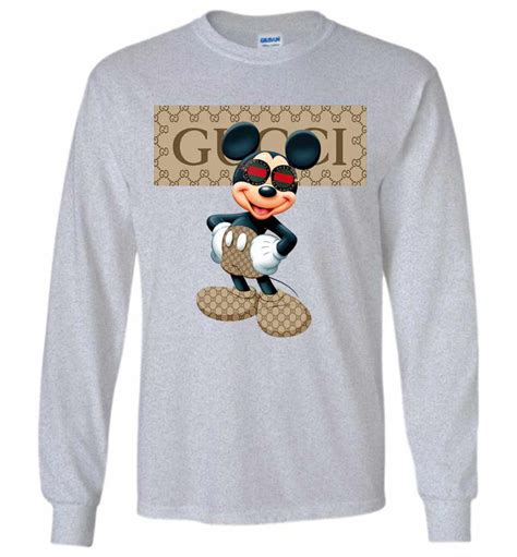 Shop our selection of gucci today! Gucci Stripe Mickey Mouse Stay Stylish Long Sleeve T-Shirt