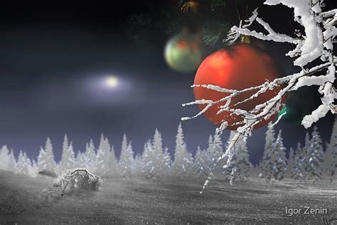 Christmas Moon By Igor Zenin Redbubble