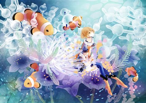 Underwater Wallpaper Anime Wallpaper Anime