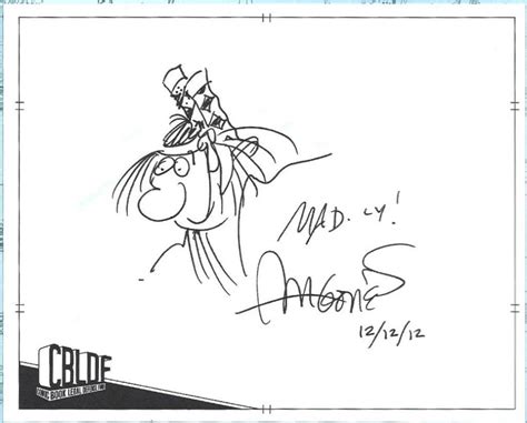 Sergio Aragones Groo Bookplate Sketch In Erich Ms Miscellaneous
