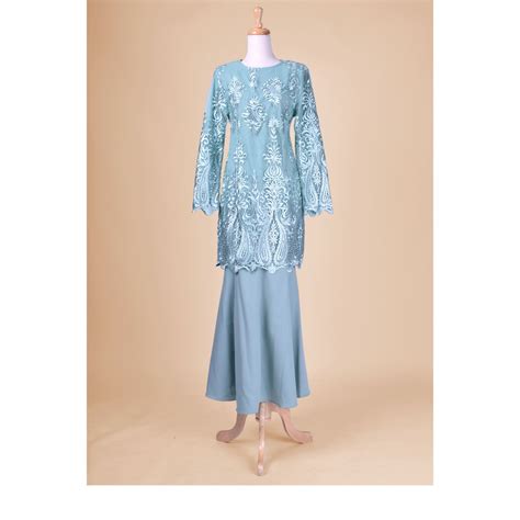 Latest fashion design baju kurung in malaysia green hot sell new style turkish suit abaya girls dress names with pictures. Baju Kurung Moden Raya 8045 (XS - 4XL) (Peach, Purple ...