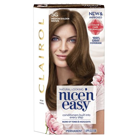Clairol Nice N Easy Permanent Hair Color Kit 2bb124 Natural Blue