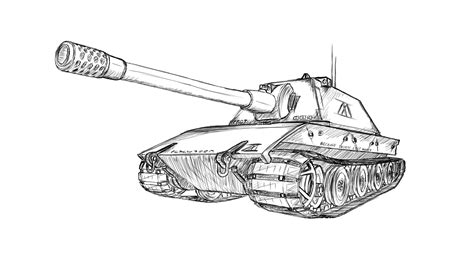 How To Draw A Army Tank Easy Light Drawings Simple Drawings Only With