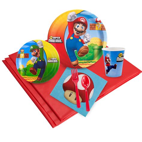Super Mario Bros Party Pack For 24 Thepartyworks