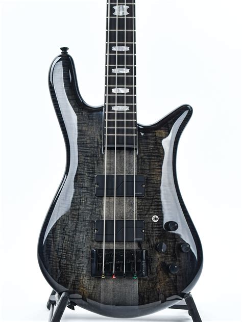 Spector Euro 4 Lt Limited Edition Faded Black Gloss Bass For Sale The