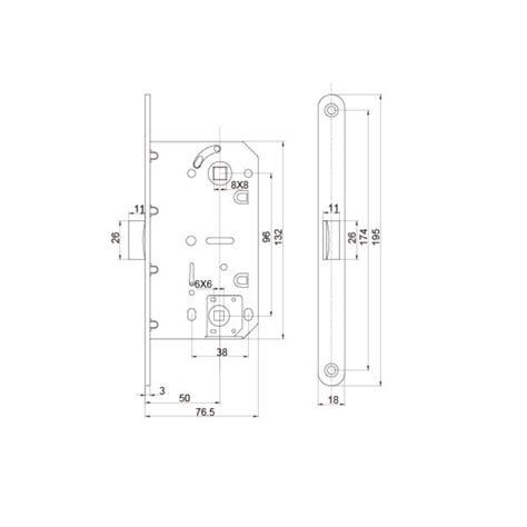 Mortice Lock For Bathroom