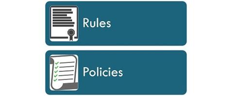 If you are running into issues setting up business policies, we can help you sort those problems out. Difference Between Rules and Policies (with Examples and ...