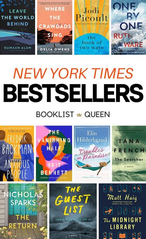 The Complete List Of New York Times Fiction Best Sellers Fiction Best