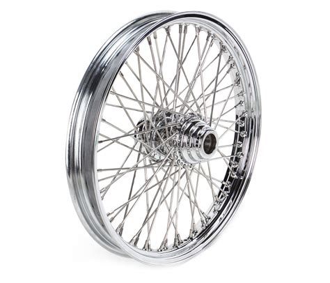 21x215 Chrome 60 Spoke Front Wheel Harley Fxst 2000 2005 34 Axle Ultima