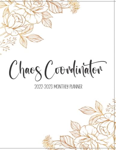 2022 2023 Monthly Planner Chaos Coordinator Large 2 Year Calendar Planner January 2022 Up To