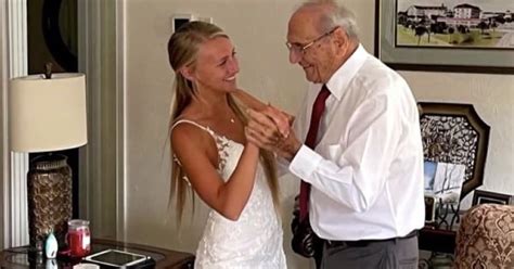 bride traveled 800 miles to grandpa after wedding to share a dance