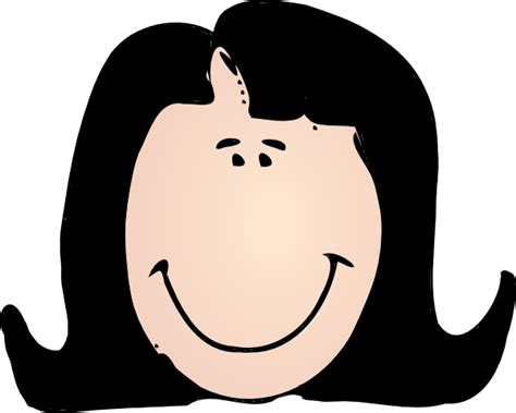 Girl With Black Hair Clipart Clipground