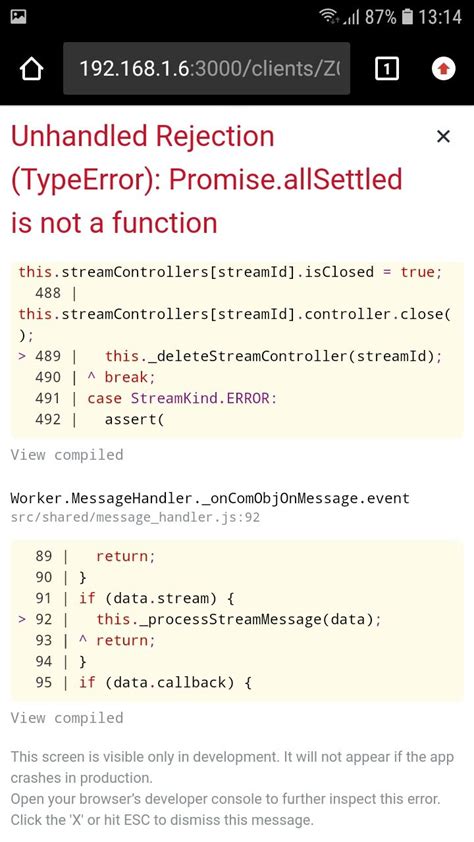 Javascript How To Fix Unhandled Rejection Typeerror Promise