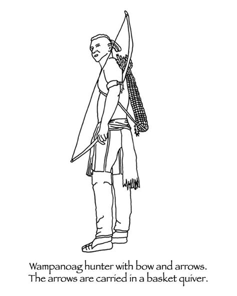 Indian Bow And Arrow Coloring Pages Tripafethna