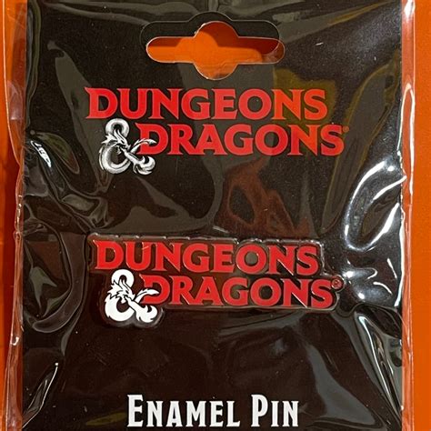 Dungeons And Dragons Logo Enamel Pin Repop Ts