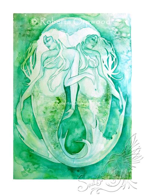 Pisces Zodiac Goddess Art Print Etsy