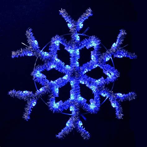 Holiday Lighting Specialists 5 Ft Hanging Garland Snowflake Outdoor