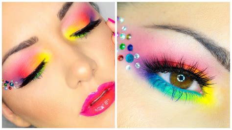 Very Colorful Makeup Gkhairmakeup Youtube