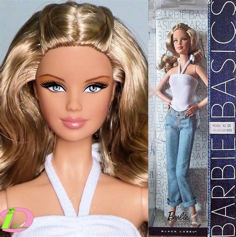 Barbie Basics Model 01 Collection 002 Black Label Mattel 2010 Barbie Fashionista Dolls
